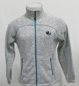 Giacca in pile San Jose Sharks NHL da donna con zip intera ricamata L - Foto 1 di 7