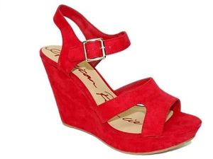 American Rag Women's Rochelle Platform Wedge Sandals Red Size 8 M - Picture 1 of 6