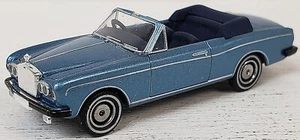 Brekina NEW HO 1/87 Scale 1971 Rolls Royce Cornice Convertible in Metallic Blue - Picture 1 of 5