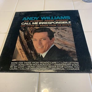 ANDY WILLIAMS - CALL ME IRRESPONSIBLE - LP (AW) - Picture 1 of 3