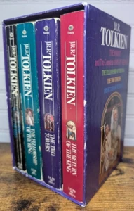 J.R.R. Tolkien - Hobbit & Lord of the Rings - 1982 Del Rey Book Club Boxset - PB - Picture 1 of 18