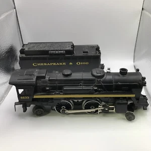 O Gauge LIONEL Trains #8633 Chesapeake & Ohio Locomotive w Tender - Picture 1 of 24