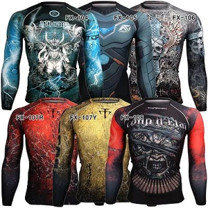 BTOPERFORM Compression Shirt Base Layer Under Skin Tight Rash guard MMA S-2 - Picture 1 of 43