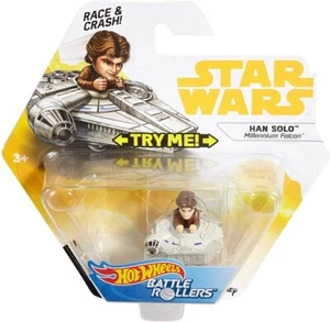 Hot Wheels Star Wars Battle Rollers Han Solo Han's Speeder sin abrir - Imagen 1 de 2