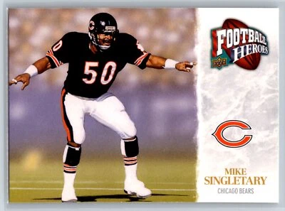 2009 Upper Deck Heroes Mike Singletary Chicago Bears #425 - Image 1 of 2
