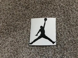 Calcomanía Michael Air Jordan. Calcomanía negra de alta calidad - Imagen 1 de 3