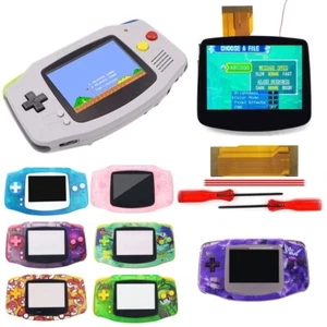 Hispeedido GBA V5 Laminated HD 3.0" IPS LCD Backlight Screen For GBA with Shell - Picture 1 of 32