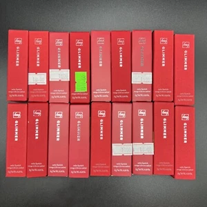 Avon fmg Glimmer Satin Lipstick HUGE LOT of 18 Fog Dessert Moon Luna Earth Angel - Picture 1 of 6