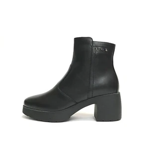 NERO GIARDINI SCARPE DONNA STIVALETTI CON TACCO MEDIO I411292D NERO PELLE - Imagen 1 de 6