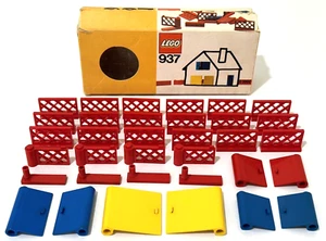 Vintage ©1973 LEGO 937 Basic Supplemental Doors and Fences Complete with Box - Picture 1 of 16