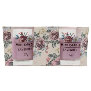 Juego de 2 mini velas de lavanda Pepco - 37 g cada una - aroma floral - 8 horas de combustión - Imagen 1 de 2