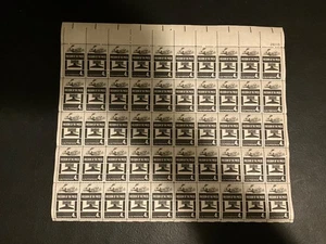 Scott #1119, 4c. Freedom of Press, full sheet ๐. combined ship - Foto 1 di 3