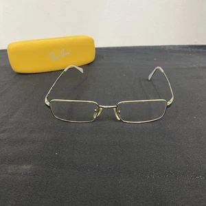 Ray-Ban Eyeglass Frame RB 8610 1000 Unisex Silver Rim Rectangle 52-18 140 Case - Picture 1 of 11