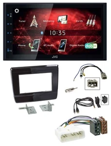 JVC DAB USB Bluetooth 2DIN MP3 Autoradio für Isuzu D-Max 2020 2021 Klavierlack - Bild 1 von 8