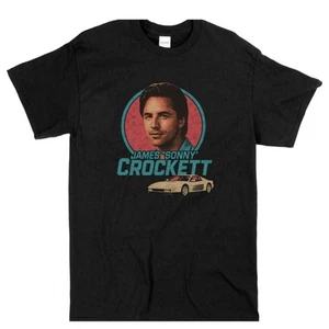 Sonny Crockett MIAMI VICE T-Shirts Retro 80er Film Movie TV Tee Shirt Iconic - Bild 1 von 2