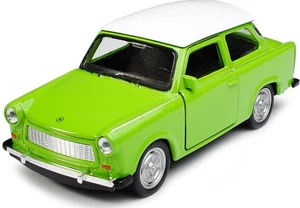 Welly Trabant 601 Green White Top 1:34 1:39 Scales Car US IMPORT DUTIES PAID - Picture 1 of 3