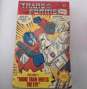 Transformers Vol. 1 More Than Meets The Eye - Betamax - 1984 - Big Box (Not Vhs) - Picture 1 of 17