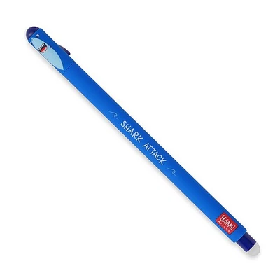 LEGAMI S.P.A. SOCIETÀ BENEFIT Legami löschbarer Gel Stift Hai Erasable Pen - Nachfüllbarer Gel Pen Shark