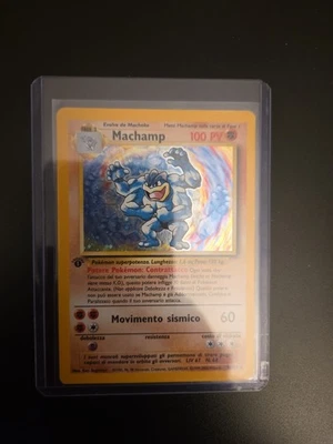 MACHAMP 8/102 1 st Edition HOLO  SET BASE ITA - Immagine 1 di 2