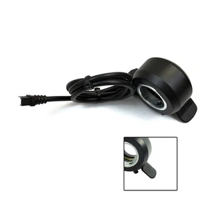Thumb Throttle Left/right Black E-Bike Easy To Install Plastic Simple TSDZ2 - Picture 1 of 6