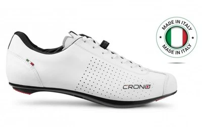 CRONO CV2 Blanco Bicicleta de Carretera Ciclismo Zapatos Suela Compuesta de Carbono EU 43 NUEVO Foto 1 de 4