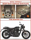 Fit for Royal Enfield Heavy Duty Toprack With Plate for HUNTER 350 - Exp Ship