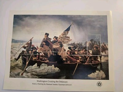 Washington Crossing the Delaware .24 cent Sheet (5)  - Image 1 of 3