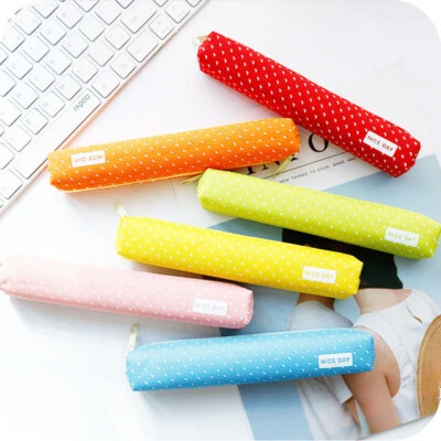 1Pcs Super Slim Candy Color Pencil Case Lovely Wave Point Pen Bag Pencil Box - Image 1 of 4