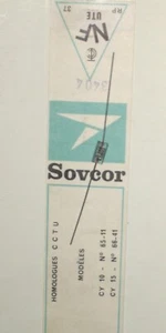 SOVCOR CY10C 8R2C 8,2pF 500V +-0.25 pF Glass Capacitor ( = corning ) - Imagen 1 de 1