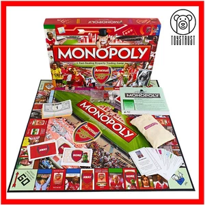 Monopoly Arsenal Football Team Edition Board Game Property Trading Ages 8+ - Picture 1 of 10