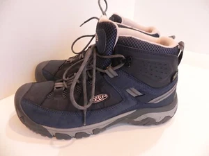Keen Targhee III Waterproof Boots Hiking Women's 1026863 Gray Navy Pink Size 11 - Picture 1 of 8