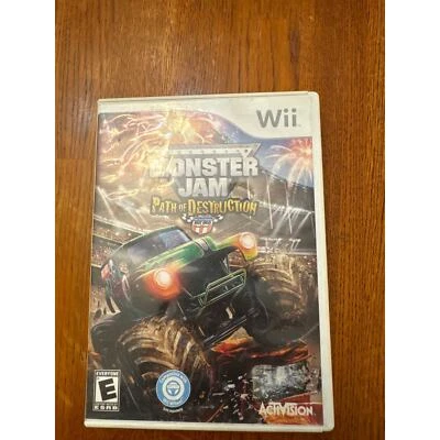 Monster Jam: Path of Destruction (Nintendo Wii, 2010) - Image 1 of 2