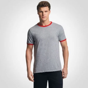 Neu Big/Tall LEVI'S Dyson Slub Jersey Herren T-Shirt grau/rot - Bild 1 von 1
