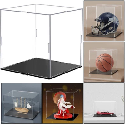 Clear Acrylic Display Case Collectibles Box Dustproof Action Figures Showcases - Image 1 of 4