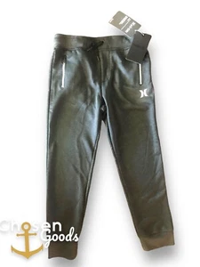 Hurley Boys Small Gray Sweat Pants Logo Training Athletic Kids Youth Size 7 - Picture 1 of 6