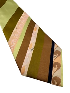 EMILIO Pucci Necktie Vintage SIGNED Neck Tie Italian SILK Men's Striped 59X3.8" - Picture 1 of 8