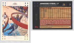 2007-08 Topps Chrome Refractor /999 Jermaine O'Neal #7