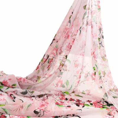 CHIFFON Stoff Gardinenstoff Vorhangstoff Kleiderstoff Dekostoff Meterware - Bild 1 von 2