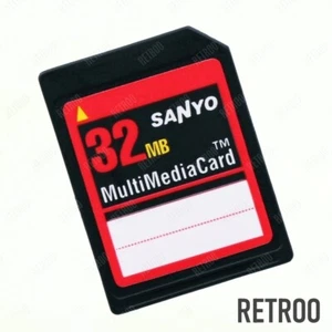 Sanyo MultiMediaCard 32MB Type-S MMC Memory Card for Camera/Camcorders/Phone/PDA - Picture 1 of 2