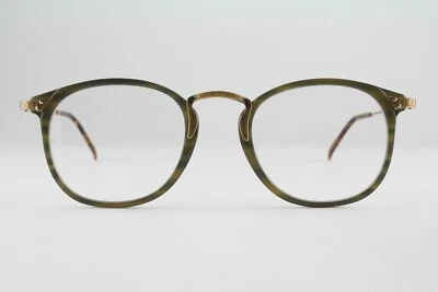 Редкие подлинные оливковые антикварные золотые стаканы Oliver Peoples OP-26 AG 47 мм Япония - Изображение 1 из 4