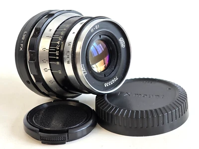 Industar-61 52 мм F/2.8, СССР объектив для Fuji FX, Fujifilm X держатель!!! s/n: 7095338 - Изображение 1 из 4