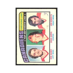 1976 O-Pee-Chee Bob Gainey/Doug Jarvis/Jim Roberts Montreal Canadiens #217 - Picture 1 of 3