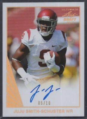 2017 Leaf Metal Draft Autographs JuJu Smith-Schuster #UBA-JJS Auto 05/10 USC - Image 1 of 2