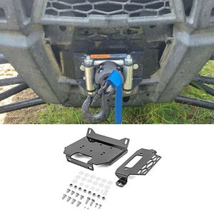 Fit Polaris RZR 900 & General 1000 EPS & XP Turbo Winch Mount Plate Bracket Kit - Picture 1 of 6