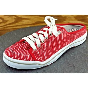 Zapatillas deportivas de tela para mujer Keds talla 7,5 M rojas con cordones - Imagen 1 de 8