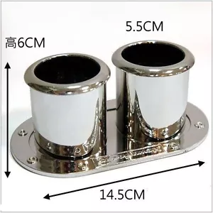 CAR BUMPER TAILPIPE DECORATIVE MUFFLER CHROME - Picture 1 of 3