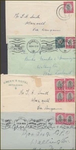 SOUTH AFRICA 1930's/40's GROUP (x5) COVERS ADDRESSED TO NEW ZEALAND - Picture 1 of 1