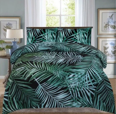 100% Egyptian Cotton Duvet Quilt Cover Bedding Set Single Double King Luxury