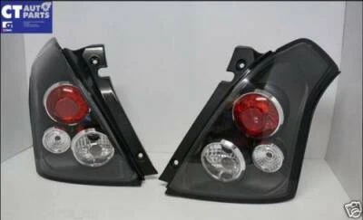 Luces traseras Altezza negras para Suzuki Swift 2004-2006 luces traseras hatchback Foto 1 de 4