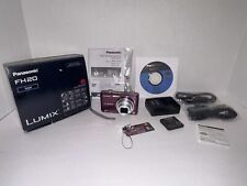 Panasonic Lumix DMC-FH20 Digital 14 MP SLR Camera Violet Purple Works